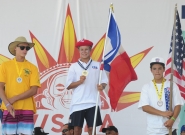 Podium Boys Under 16, (FRA) Leo-Paul Etienne, (AUS) Joe Van Dijk, (USA) Nolan Rapoza and (USA) Griffin Colapinto. Credit: ISA/Michael Tweddle Podium Boys Under 16, (FRA) Leo-Paul Etienne, (AUS) Joe Van Dijk, (USA) Nolan Rapoza and (USA) Griffin Colapinto. Credit: ISA/Michael Tweddle