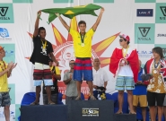 Podium Boys Under 18, (BRA) Luan Wood, (BRA) Elivelton Santos, (PER) Lucca Messina and (HAW) Imai DeVault. Credit: ISA/Michael Tweddle Podium Boys Under 18, (BRA) Luan Wood, (BRA) Elivelton Santos, (PER) Lucca Messina and (HAW) Imai DeVault. Credit: ISA/Michael Tweddle