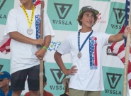 Boys U-16 Nolan Rapoza and Griffin Colapinto (USA). Credit:ISA/Rommel Gonzales Boys U-16 Nolan Rapoza and Griffin Colapinto (USA). Credit:ISA/Rommel Gonzales