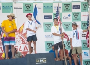 Winners Boys U-16 Division: Leo Paul Etienne (FRA), Joe Van Dijk (AUS) ,Nolan Rapoza And Griffin-Colapinto  (USA ). Credit:ISA/Rommel Gonzales Winners Boys U-16 Division: Leo Paul Etienne (FRA), Joe Van Dijk (AUS) ,Nolan Rapoza And Griffin-Colapinto  (USA ). Credit:ISA/Rommel Gonzales