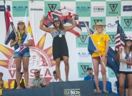 Winners Girls U-16 Division: Mahina Maeda (HAW), Leilani Mcgonagle (CRI), Laura Poncini (AUS) And Maddie-Peterson (USA). Credit:ISA/Rommel Gonzales Winners Girls U-16 Division: Mahina Maeda (HAW), Leilani Mcgonagle (CRI), Laura Poncini (AUS) And Maddie-Peterson (USA). Credit:ISA/Rommel Gonzales