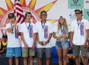 Team USA, Copper Medal at the ISA Aloha Cup. Credit: ISA/Michael Tweddle Team USA, Copper Medal at the ISA Aloha Cup. Credit: ISA/Michael Tweddle
