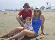 ISA President Fernando Aguerre, Florencia Gomez Gerbi and Daughter. Credit: ISA/Michael Tweddle