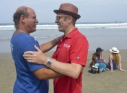 ISA President Fernando Aguerre and Ruben Muñiz. Credit: ISA/Michael Tweddle