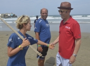 ISA President Fernando Aguerre and Team Argentina. Credit: ISA/Michael Tweddle