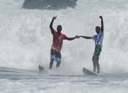 BRA - Elivelton Santos and Luan Wood. Credit: ISA/Michael Tweddle