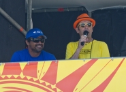 Juan Pablo Barrientos  and Isa President Fernando Aguerre. Credit: ISA/Michael Tweddle