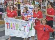 Parade Of the Nations. Credit: ISA/Michael Tweddle Parade Of the Nations. Credit: ISA/Michael Tweddle