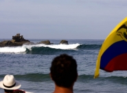 La FAE beach lineup. Credit: ISA / Billy Watts