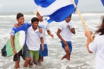 Team Nicaragua. Credit: ISA/ Michael Tweddle