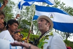 Team Nicaragua and ISA President Fernando Aguerre. Credit: ISA/ Rommel Gonzales