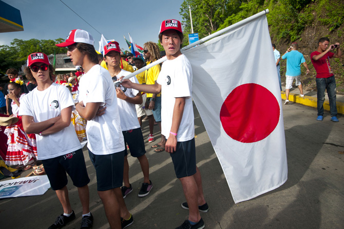 Team Japan. Credit: ISA/ Rommel Gonzales
